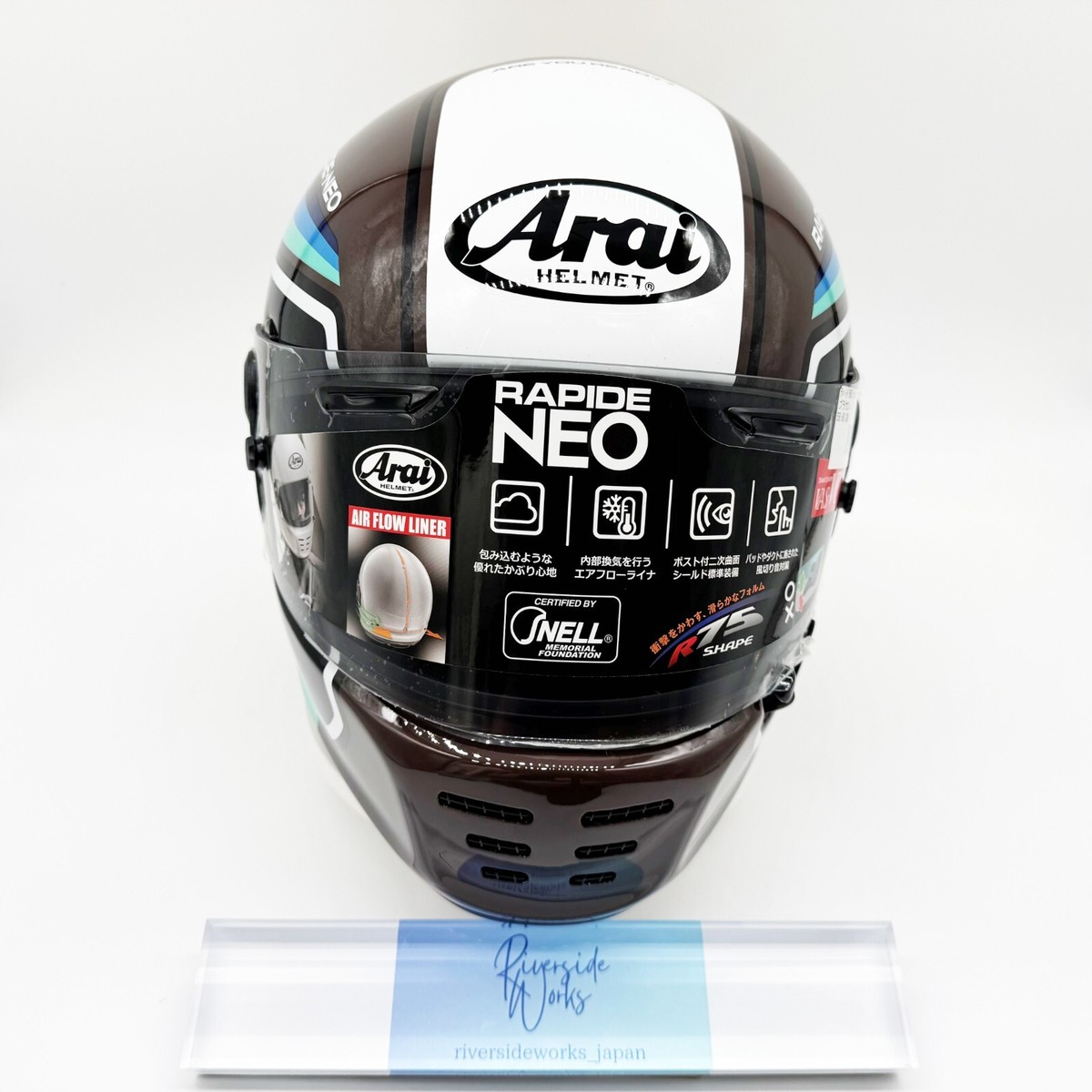 Arai RAPIDE NEO Mサイズ Arai Helmet Concept-x NUMBER Brown Japan RAPIDE NEO Size M
