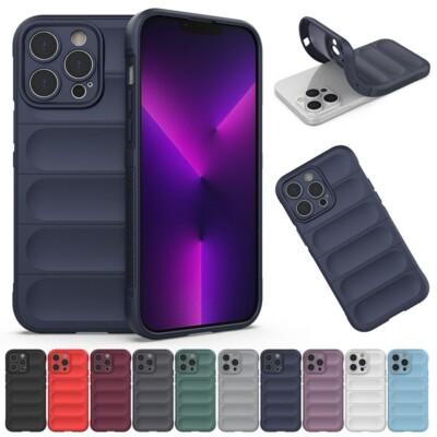 Hülle für Apple iPhone 14 Pro Max Case Cover Soft Silikon Stoßfest Rutschfest