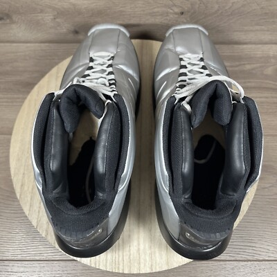 adidas Crazy 1 Metallic Silver Gray Black Basketball Shoes