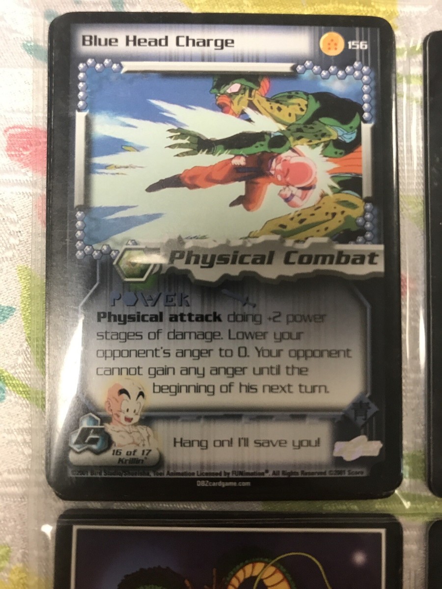 Dragonball Z CCG Cell Saga #156 Blue Head Charge, Rare NM | eBay