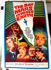Póster The Day Mars Invaded Earth 1963 original US1sht Marie Windsor