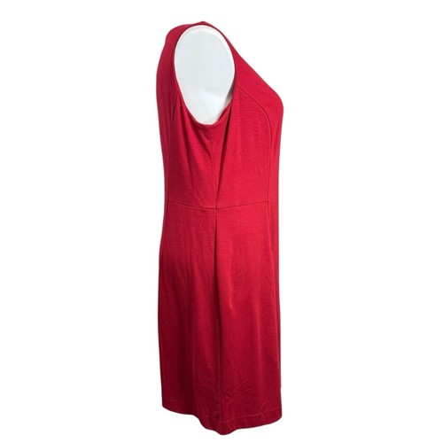 Chico's Dress Size XL Red Sleeveless - Picture 4 of 9