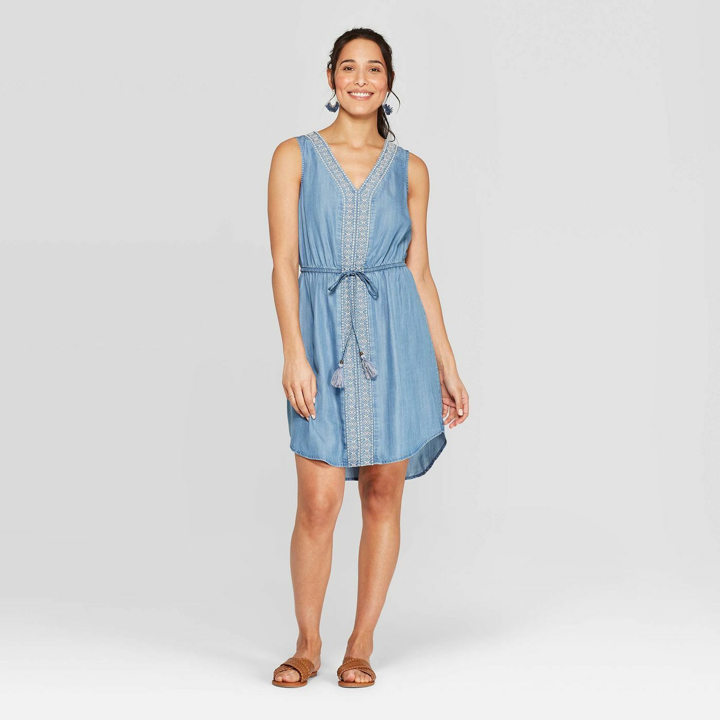 knox rose denim dress