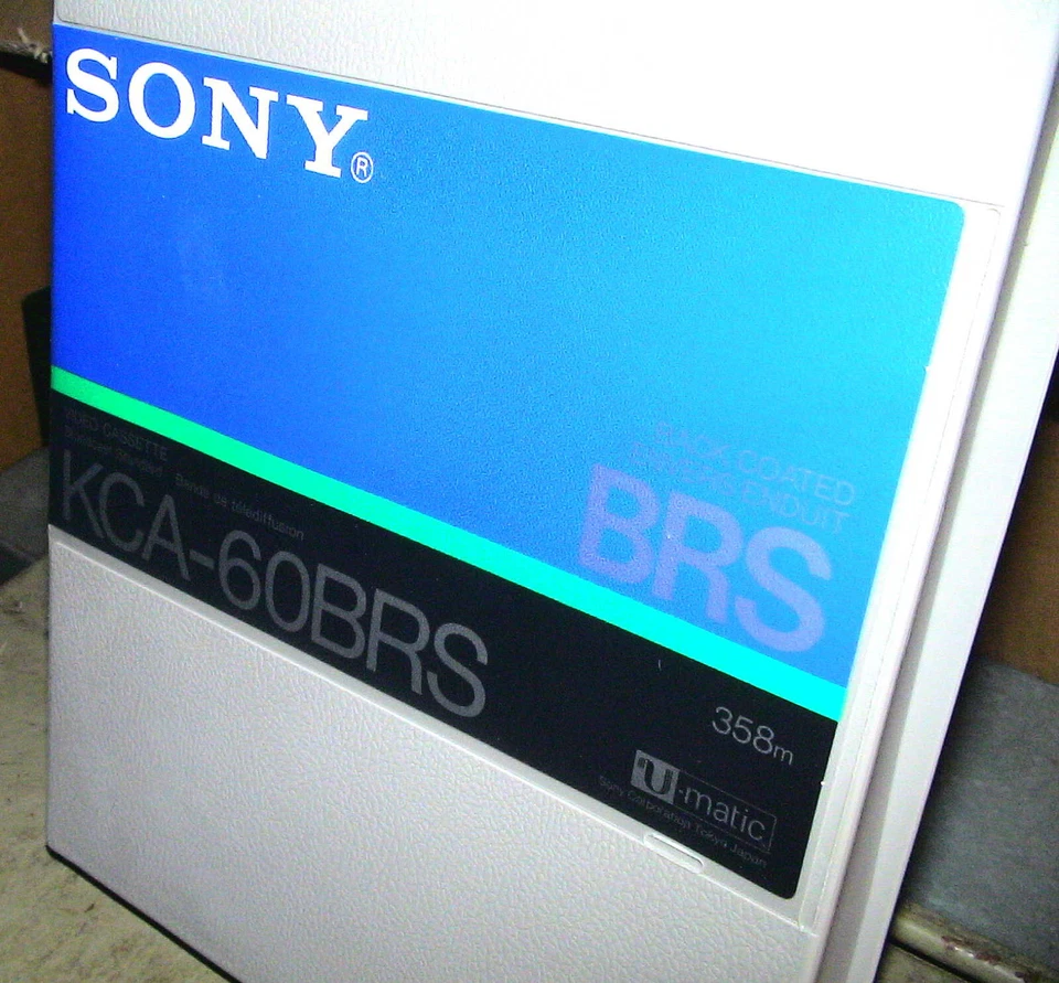 1x Sony KCA-BRS 60K 358m U-Matic Recorder Umatic Videoband Tape Band Broadcastin - Bild 3 von 4