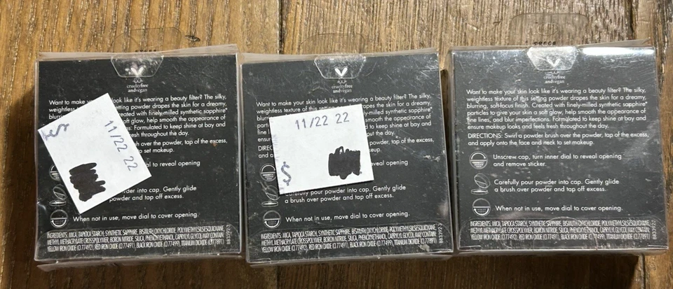 3 e.l.f. Halo Glow Loose Setting Powder Deep  0.24 oz #83392 new old stock - Image 3 of 4