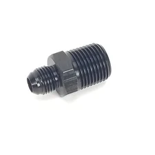-6AN to 1/2" NPT Adapter - Black Anodized - WARR Performance 47-0047