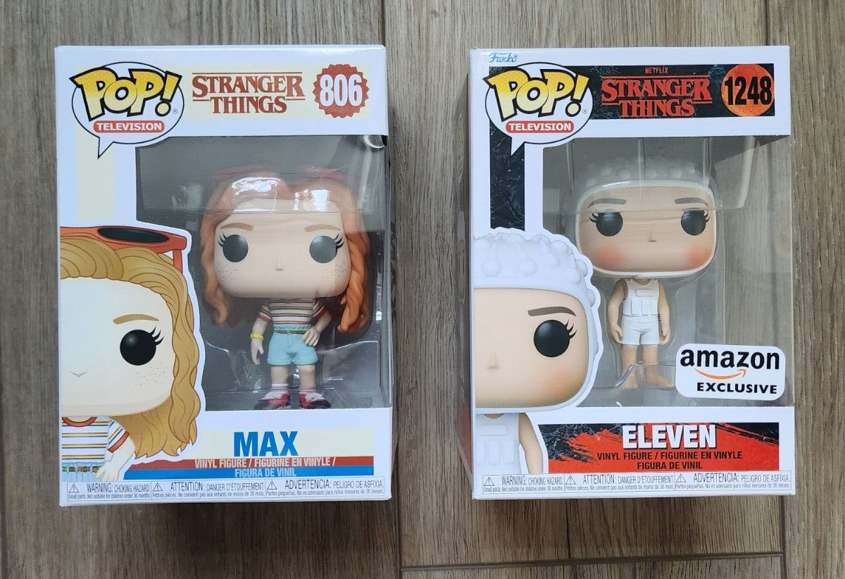 NEWFunko Pop! Stranger Things #806 #1248 Eleven and MAX - 2 Pack