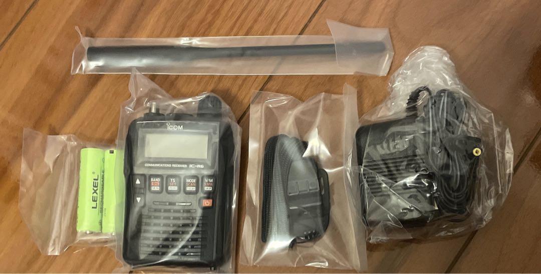 Icom IC-R6 Wide Band Handheld Receiver 0.100~1309.995MHz Icom IC-R6 Wide Band Handheld Receiver 0.100~1309.995MHz