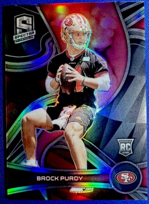 2022 Spectra Brock Purdy RC Rookie Silver Refractor 49ers J1S