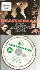 MARXMAN All About Eve 4TRX w/ 2 RARE MIXES & 2 EDITS PROMO STICKER CD Single 93