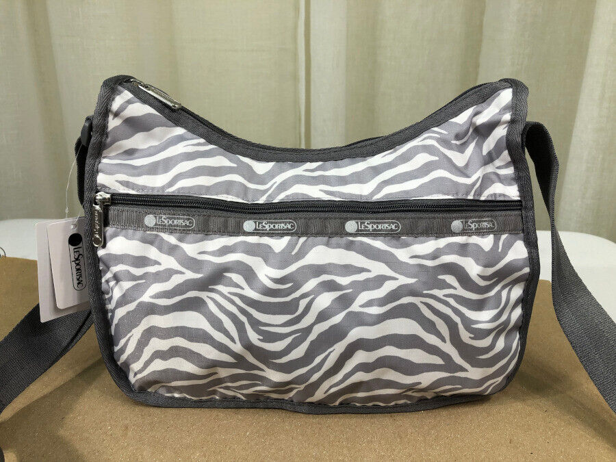 NWT LeSportsac Classic Hobo Crossbody Bag Alloy Zebra NWT LeSportsac Classic Hobo Crossbody Bag Alloy Zebra