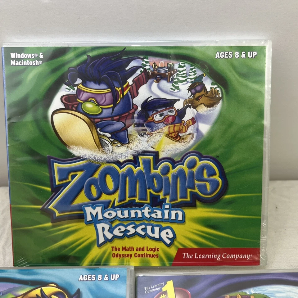 3 Zoombinis Logical Journey and Island Odyssey Mountain Rescue Pc Win10 8 7 XP - Image 2 of 4