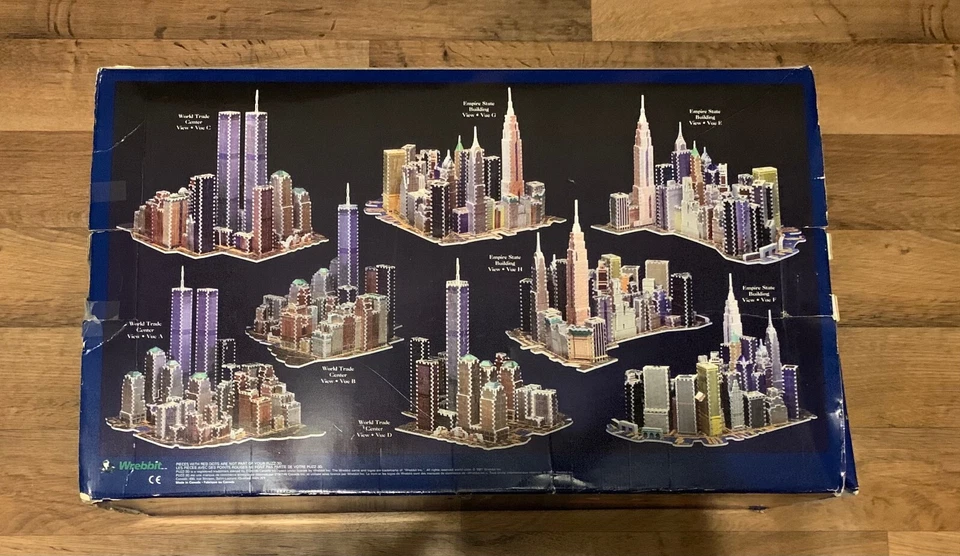 Puzz 3D New York, New York 3141 Piece Puzzle Pre-9/11 NYC Skyline - Unused Read - Image 2 of 3