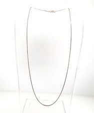 Sterling Silver Snake Chain Necklace 1 mm 18"
