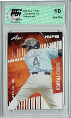 Wander Franco 2018 Leaf HYPE! #2A Just 5000 Ever Made Rookie Card