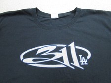 311 Shirt Mens XL Black Los Angeles LA Roxy Theatre 2013 Tour concert band tee