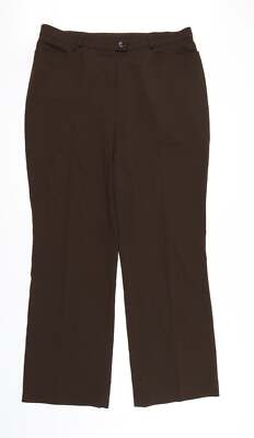 Basler Damen Hose braun Baumwollmischung Größe W35 L29 in
