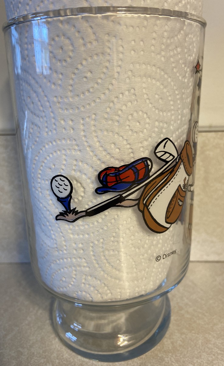 Vintage Disney Goofy Golf Glass - Large 32 ounce collector Glass