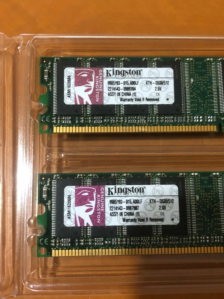 Kingston KTH-D530/512 2 Modules 512MB DDR 400mhz PC3200 CL3 Memory RAM - Image 2 of 2