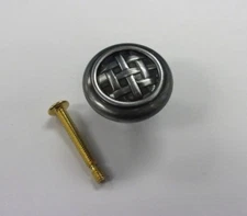 Creations by Alno Classic Weave Knob Antique Pewter A1481-AP 758Q