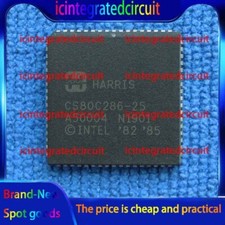 1pcs CS80C286-25 25Mhz 16Bit 286 Type Microprocessor-CPU PLCC-68
