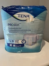 Tena Proskin Fully Breathable Adult Disposable Brief Size L  Ultra 40 Count READ
