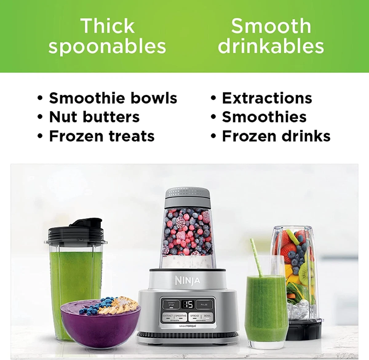  Ninja SS101 Foodi Smoothie Maker & Nutrient Extractor