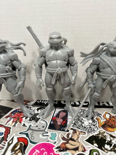 Custom unpainted 3D printed TMNT statues - Picture 3 of 5
