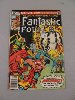 Fantastic Four #230 (1981) FN Marvel Comics Stay Back Avengers BIN-3358