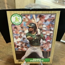 1987 Topps #188 - Tony Phillips - Oakland Athletics (A's) Baseball Card