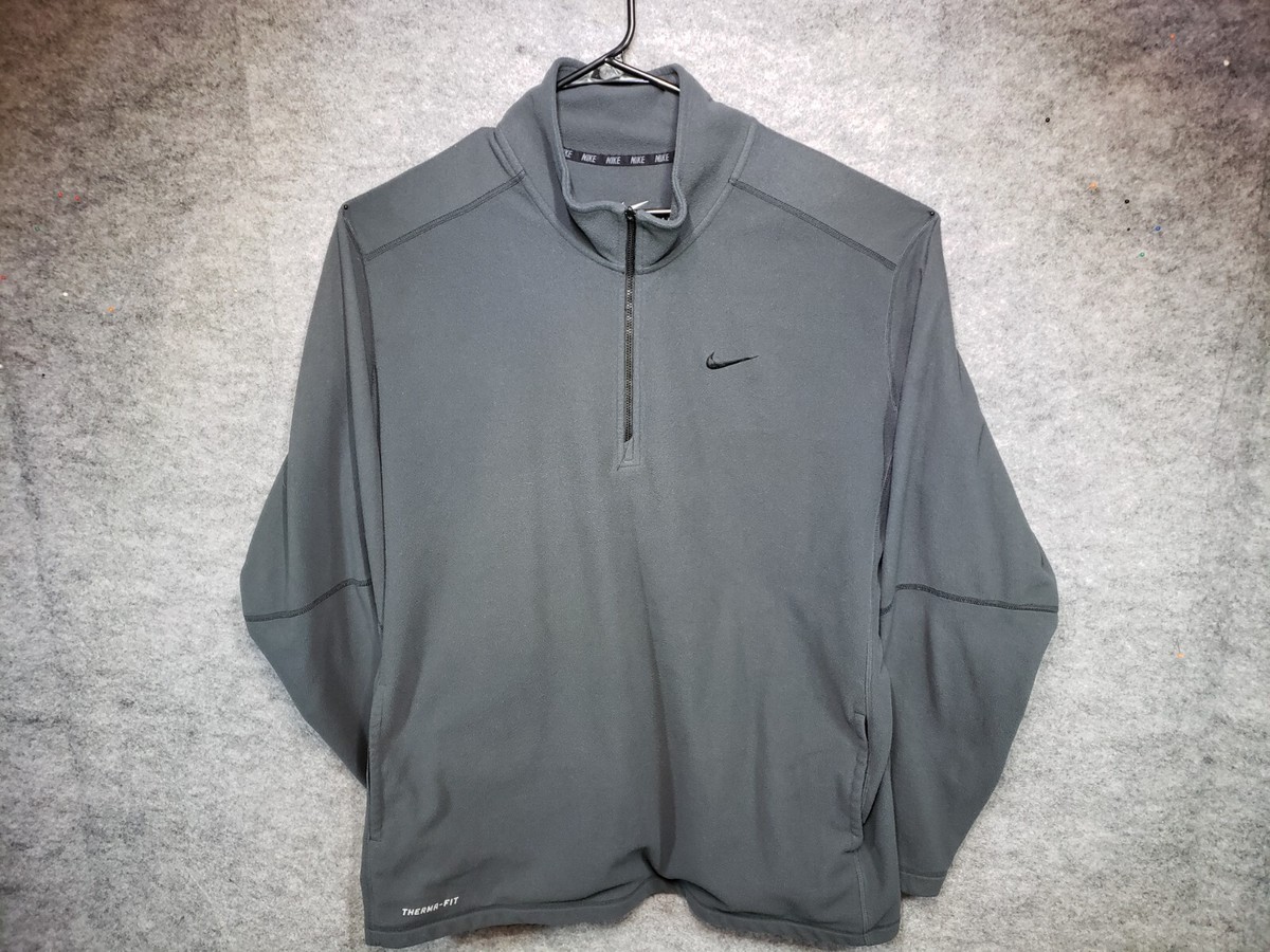 Nike 1/4 Zip Pullover Jacket Men (2XL) Therma Fit Dri-Fit