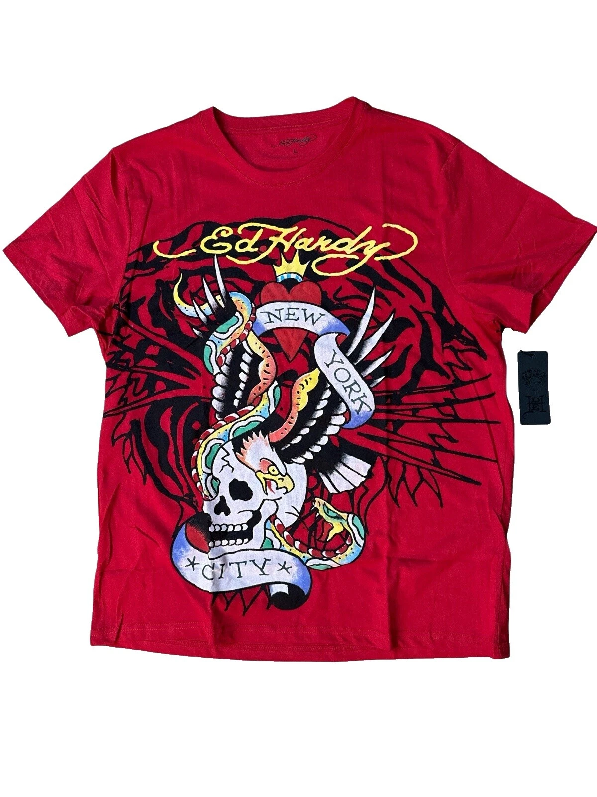 Мужские футболки с коротким рукавом Ed Hardy Tattoo