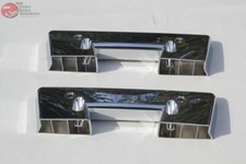 1960-67 Chevy Gm Front Interior Inside Chrome Arm Rest Pad 10 34 Bases Pair 1960-67 Chevy Gm Front Interior Inside Chrome Arm Rest Pad 10 34 Bases Pair