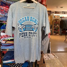 Vintage 1983 Sugar Bowl New Orleans LA Penn State Nittany Lions T-shirt Tee