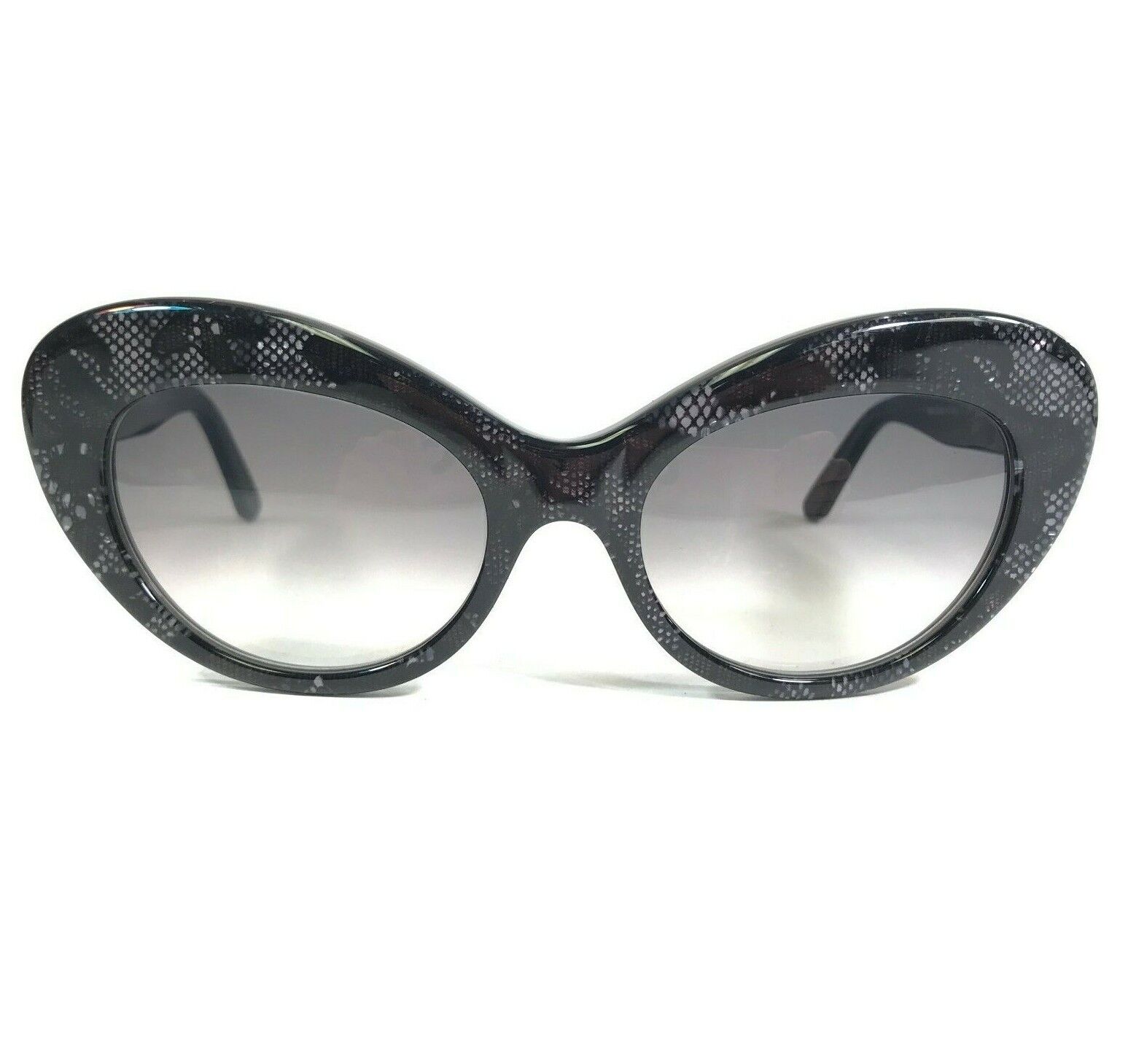 Morgenthal Frederics Sunglasses FAY COL 274 Black Blue Cat Eye w