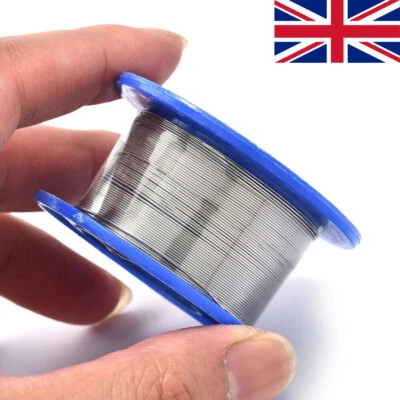 FIXTI 63/37 Tin Lead Solder Iron Wire Roll Rosin Core Soldering 2% Flux Reel Tube 10m