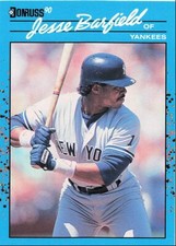 1990 Donruss Best of the AL Jesse Barfield New York Yankees #109