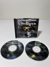 COMMAND & CONQUER PC CD-Rom Westwood 1995 - 2 Discs Tested