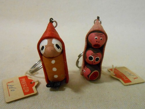 #03 10er Set Japanische Volkshandarbeiten Kokeshi 4-13cm / Weihnachtsschmuck - Bild 6 von 11
