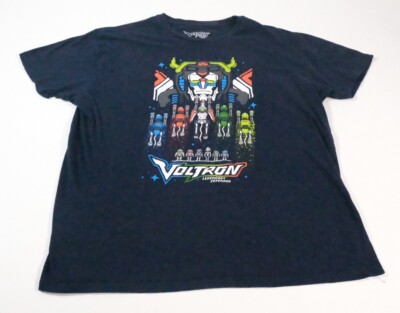 Voltron Legendary Defender Lootwear Blue Graphic T-shirt Size 2XL