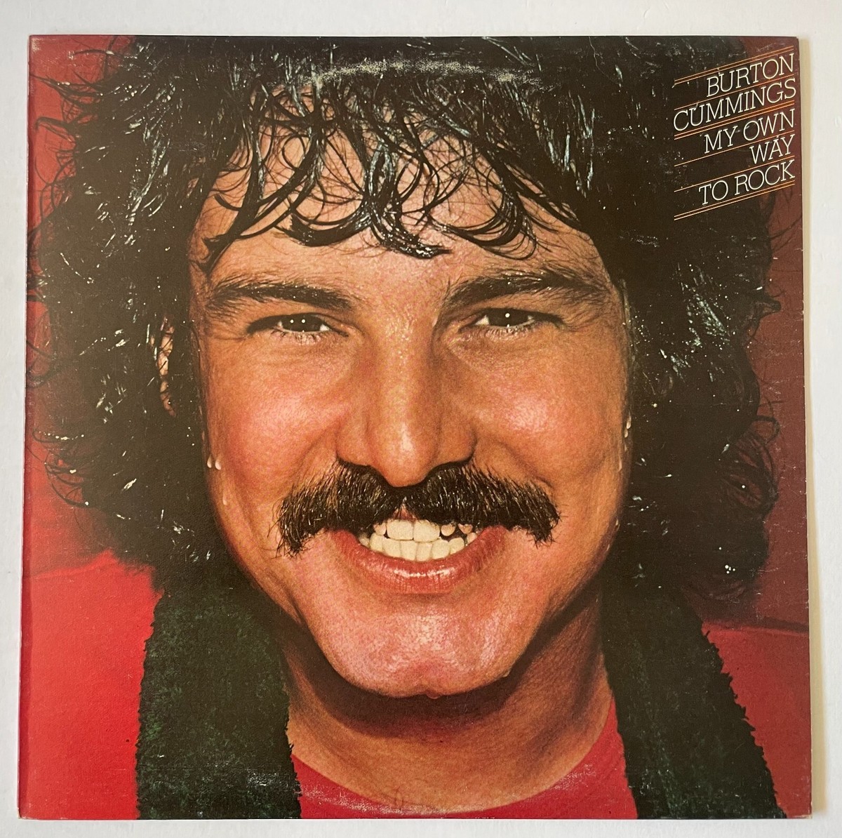 Burton Cummings (The Guess Who) My Own Way To Rock Vinyl LP 1977 W
