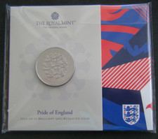 2023 Pride of England Lionesses Charles III UK £5 BU Coin Pack IN STOCK
