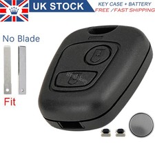For 2009 2010 2011 2012 2013 2014 Citroen C1 C2 Car Key Fob Case Shell 2 Buttons