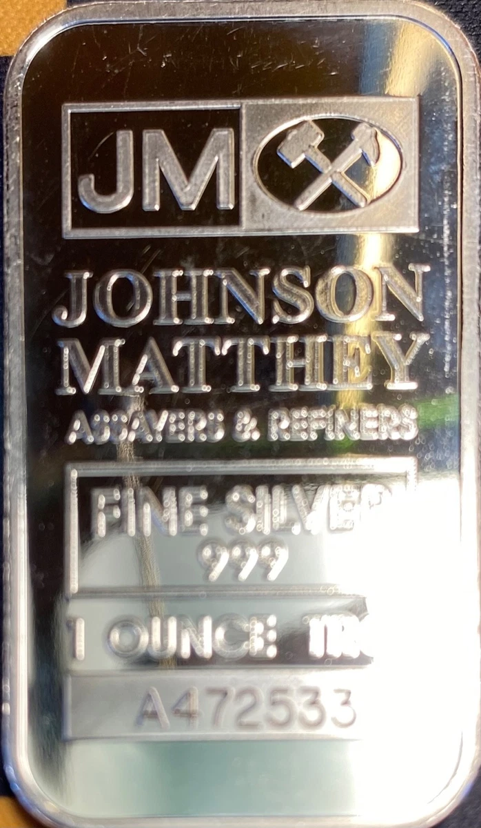 Johnson Matthey 1 oz Precious Metal Content per Unit Silver