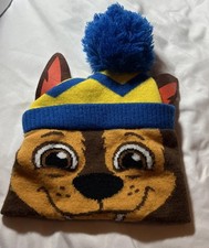 PAW PATROL Chase CHILD One Size Cap Beanie Hat Nickelodeon