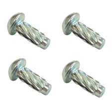 4 Pack of Serial Number Rivets A B D G H L LA M MT 40 50 60 70 80 Fits Case