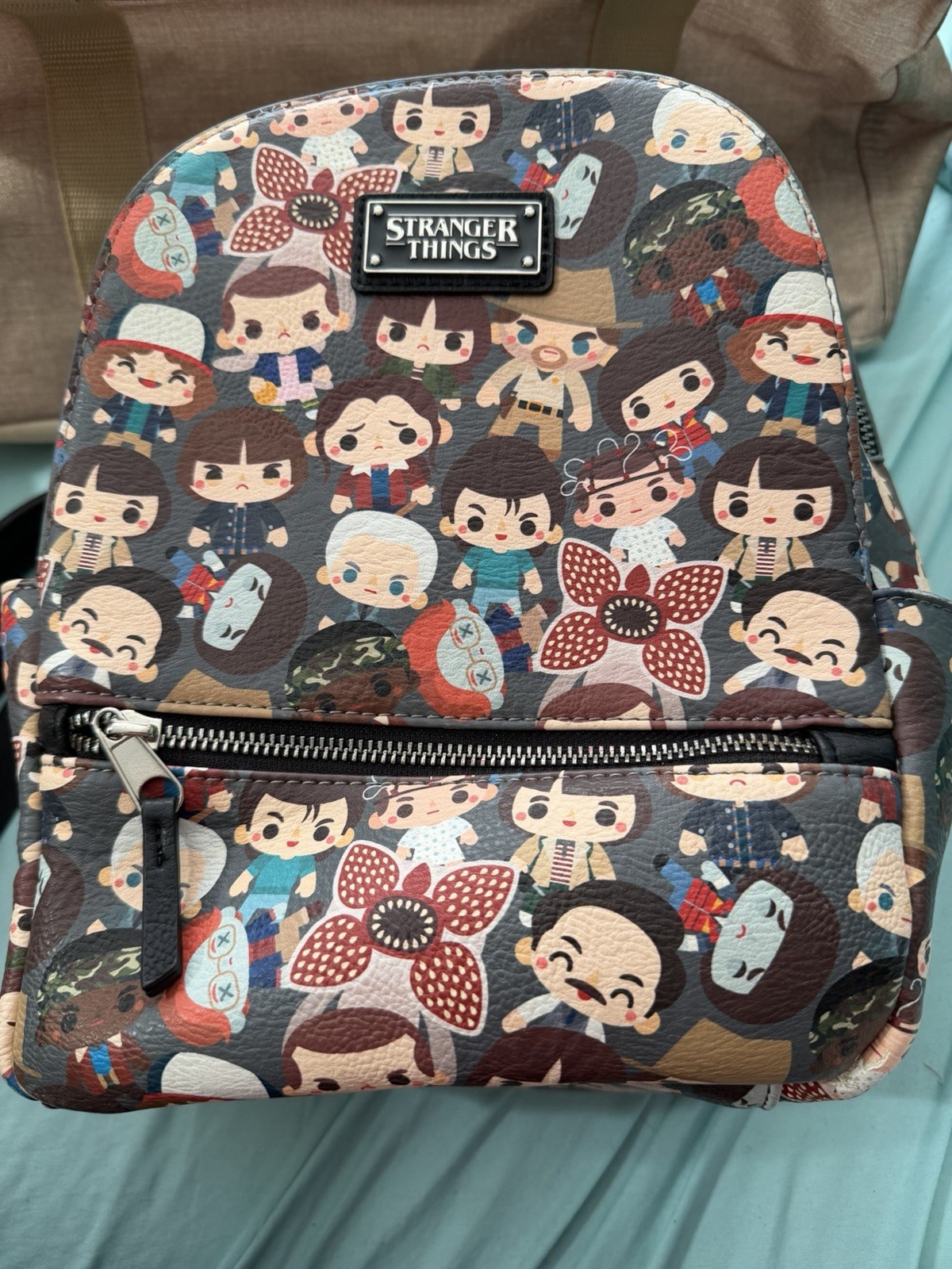 Loungefly Stranger Things Mini Backpack Chibi Cha… - image 1