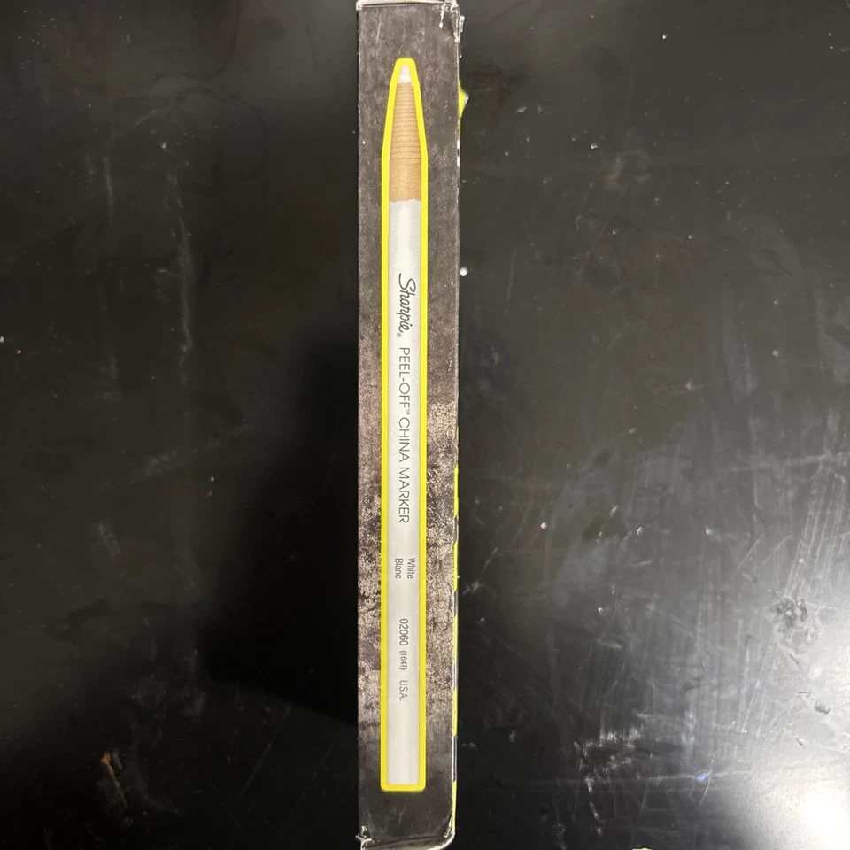 Sharpie Pro White Peel Off China Marker, Grease Pencil, 2060, Box of 12 - Image 2 of 4