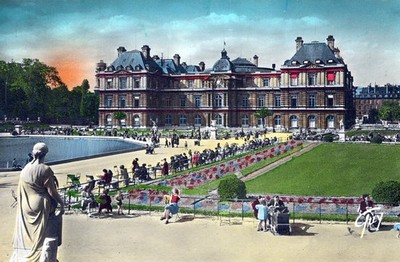 France Paris Île de Palais du Luxembourg Architecture Unposted #SCD061