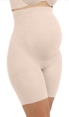 Spanx 163 Womens Maternity Shaping Shorts All-Day Support Bare Size A Bare